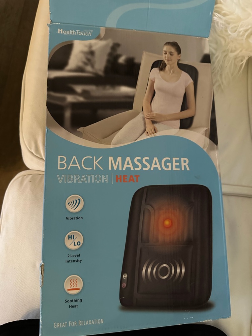Back Massager with Vibration and Heat